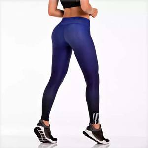 Nouveau Style en gros athlétique entraînement Fitness femmes Gym Yoga Leggings Sublimation imprimé sans couture 100% coton personnalisé - Product Image 5