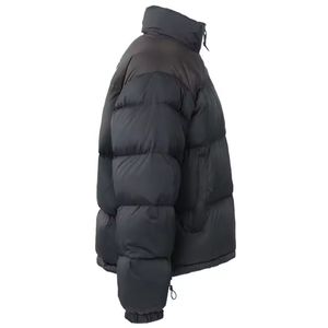 Manteau d'hiver matelassé formel pour homme grande taille, en toile souple imperméable, col montant, fermeture éclair, coupe-vent, livraison DDP - Product Image 3