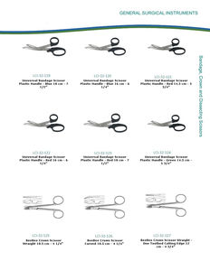 Tijeras de vendaje 11Cm-14cm Tijeras de vendaje y vendaje de acero inoxidable Tijeras de operación quirúrgica de Life Care Instruments - Product Image 4