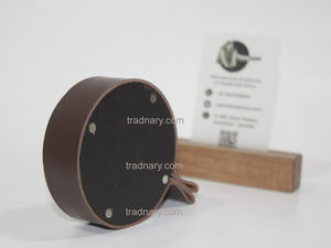 Incroyable Design Bakhoor arabe en bois avec support en cuir Brûleur d'encens arabe Mubkhar Brûleur d'encens en bois Mukhoor - Product Image 6