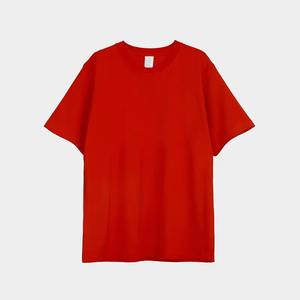 Camiseta de manga corta de talla grande para hombre de alta calidad 240 gramos microfibra Casual patrón sólido Puff estampado nueva ropa al por mayor - Product Image 3