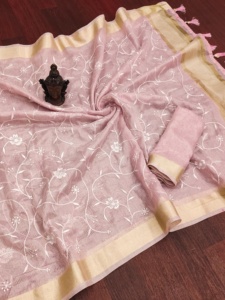 ผ้าไหมผ้าฝ้ายคุณภาพสูงพร้อมสารีปักด้ายผู้ผลิตและผู้จัดจำหน่ายจากอัตราทั้งหมด - Product Image 6