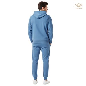 Survêtement en molleton personnalisable pour hommes de qualité supérieure survêtement d'hiver ensemble vêtements de sport décontractés Yokebud vente en gros sweat à capuche OEM - Product Image 4