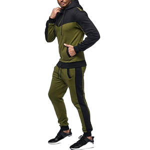Nueva llegada 100% algodón entrenamiento Jogging deporte desgaste personalizado Color bajo precio Heavy Duty chándales de talla grande conjuntos de invierno - Product Image 6