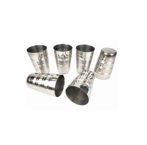 Verre de boisson en acier inoxydable de conception traditionnelle excellente qualité meilleur verre en métal imprimé personnaliser la couleur pour la cuisine à domicile - Product Image 5