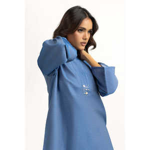 Conjunto Casual de Dos Piezas IPST-44808, Tela Twill Teñida, Tallas XXS a 3XL, Sin Cuello, Shorts, para Verano - Product Image 3