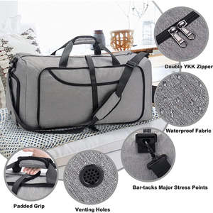 Bolsa Deportiva Personalizada 2026, Venta Caliente, Nailon Poliéster, Diferentes Tamaños y Colores, Cierre de Cremallera, Precio de Fábrica, Pakistán - Product Image 4