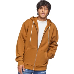 เสื้อฮู้ดดี้ซิปโอเวอร์ไซส์สำหรับผู้ชาย ดีไซน์ลำลองใส่ได้ทุกวัน ผ้าฝ้ายฟลีซเนื้อนุ่ม สวมใส่สบาย เหมาะสำหรับฤดูหนาว - Product Image 1