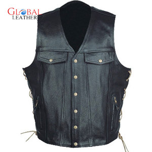 Chaleco de piel de oveja Retro para hombre, Chaleco de cuero de lona de alta calidad, resistente al viento, impermeable, cremallera, ropa exterior informal, nuevo diseño para - Product Image 1