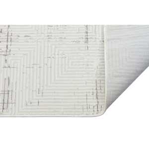 KD010 alfombra hecha a máquina de área grande de terciopelo crema suave textura patrón abstracto rectángulo pasillo sala de estar alfombra - Product Image 4