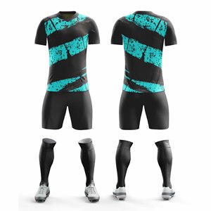 OEM uniformes de fútbol para el club y el equipo para equipos y clubes en Azul | Hombres Mujeres Jóvenes Tallas - Product Image 2