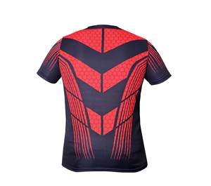 เสื้อยืดแขนสั้นสำหรับผู้ชายเสื้อพิมพ์โลโก้โพลีเอสเตอร์100% คุณภาพสูงสำหรับ2024 - Product Image 2