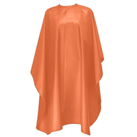 Cape de coiffeur de haute qualité confortable et réglable pour hommes 100% polyester imperméable Logo personnalisé Couleur