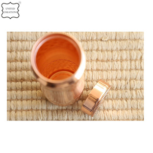 Botella de agua de cobre Venta caliente Botellas de cobre ecológicas Deportes Ayurveda Beneficios Botella de agua de cobre 100% Puro saludable - Product Image 2