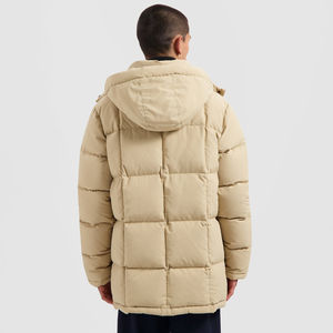 Veste matelassée pour hommes à la mode Matériau en nylon et polyester Veste matelassée à bulles d'hiver Coupe-vent pour l'hiver chaud - Product Image 4