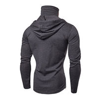 Sudadera con Capucha para Hombre, Invierno, con Logotipo Personalizado, 100% Algodón, Bordado con Cuentas, Venta al Por Mayor