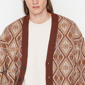 คาร์ดิแกนผู้ชายคาร์ดิแกนปิดแบบกำหนดเองได้สำหรับผู้ชายดีไซน์ไม่เหมือนใคร - Product Image 5