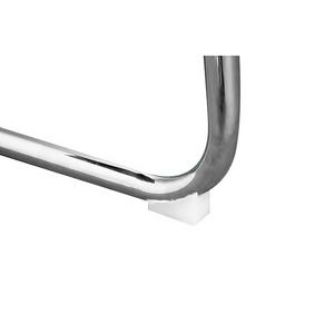 Sedia da Ufficio Moderna Bergamo in Tessuto Beige con Base Cromata Regolabile per Sale Conferenze, Sale Riunioni, Hotel e Soggiorno - Product Image 3