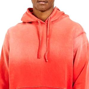 Sweat à capuche avec fermeture éclair de haute qualité personnalisé pour hommes coupe ample Style Streetwear lavage à l'acide conception fanée au soleil ODM OEM Hoodies - Product Image 3