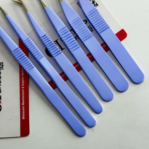 Pince à cils GETUP BROSONS IMPEX en acier inoxydable avec manche rainuré antidérapant, droite, courbée, isolation à 90 degrés, pointe volume - Product Image 4