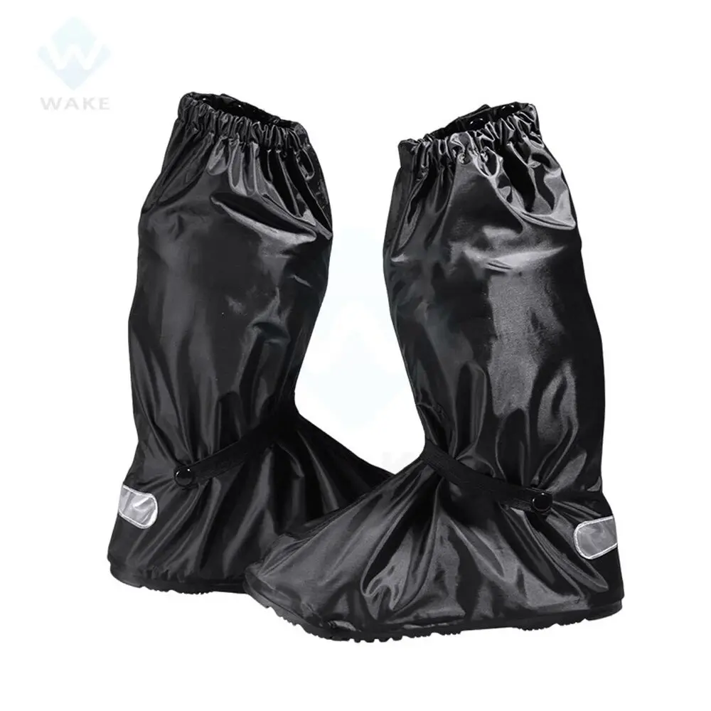 Vente en gros de chaussures de vélo de moto imperméables à la pluie, couvre-chaussures de vélo plus épais, bottes antidérapantes en Silicone, bottes imperméables