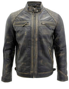 2026 Men's <b>Bike</b> Wear Leather Racing Motorcycle Jacket Wholesale High Quality Customized Fashion Stylish Motorbike Jacket - Product Image 3