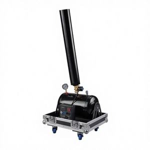 Grand souffleur électrique télécommandé, lanceur de confettis, canon à confettis en tube métallique pour événements scéniques et mariages - Product Image 1