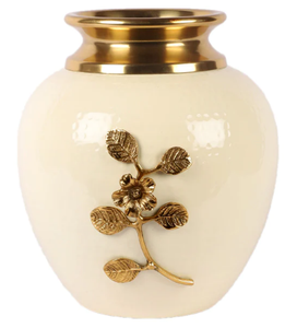 Nouvel arrivage de centres de table de mariage en fonte dorée de haute qualité au design moderne antique Vase à fleurs en métal pour la décoration - Product Image 6