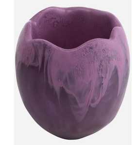 Top Grade Nouvelle Arrivée Aqua Swirl Motif Bleu Résine Vase Moderne Décor À La Maison De Mariage Écologique Étanche Fabriqué À La Main en Inde - Product Image 3