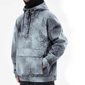 Chaqueta de esquí para hombre de alta calidad personalizada 2025, gran oferta, impermeable, de talla grande, a prueba de viento, con cierre de cremallera, chaqueta de esquí para lluvia y nieve para hombre - Product Image 3