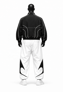 Chaqueta Cortavientos Personalizada al por Mayor, Trajes Deportivos Reversibles Ligeros para Hombre, 100% Nailon Transpirable, Ropa Urbana con Capucha - Product Image 6