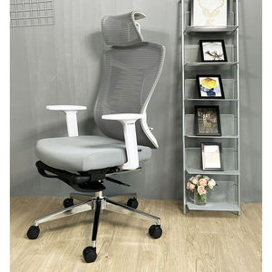 GAK823 Ergonomic Reclining Office Chair <b>Adjustable</b> Headrest <b>Footrest</b> Contemporary Design for Home Office Hospital Aluminium - Product Image 6