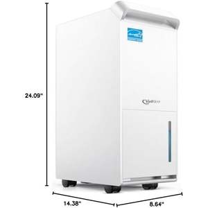 Deshumidificador desecante eléctrico Energy Star de 35 pinta para sótanos y vehículos recreativos Refrigerante R290 con manguera de drenaje - Product Image 2