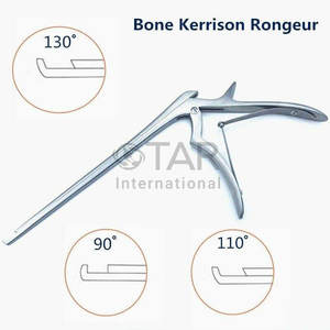 Kerrison Rongeur colonne vertébrale vétérinaire Kerrison Instruments médicaux chirurgicaux Neurochirurgie Outil de poinçon d'os en acier inoxydable de haute qualité - Product Image 5