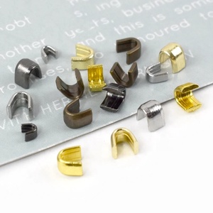 Deepeel ZP003 10 #   Accesorios <span class=keywords><strong>de</strong></span> Ferretería <span class=keywords><strong>para</strong></span> Cierres <span class=keywords><strong>de</strong></span> Equipaje Hechos a Mano, Cierre <span class=keywords><strong>de</strong></span> Aleación en Forma <span class=keywords><strong>de</strong></span> U, Tope <span class=keywords><strong>de</strong></span> Cierre, Hebilla <span class=keywords><strong>de</strong></span> Cierre - Product Image 5