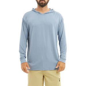Venta al por mayor personalizado UPF 50 + ropa deportiva de pesca de secado rápido Camisa con capucha con tela impermeable y Logo conjuntos de moda - Product Image 1