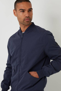 Chaqueta Bomber de Lana para Hombre, Personalizable, de Alta Calidad, Corte Ajustado, Informal, Transpirable, Resistente al Viento, con Logotipo Frontal - Product Image 6