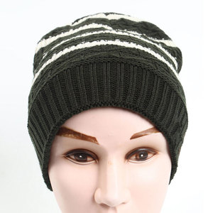 หมวกบีนนี่อบอุ่นใส่ได้ทั้งชายและหญิงสำหรับฤดูหนาวหมวกบีนนี่สีสันสดใสแบบถักโลโก้ตามสั่ง - Product Image 4