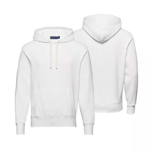 USA Taille Hommes Femmes 100% Coton Blanc Hoodies pour Homme Broderie Impression Logo Vêtements D'hiver Sports Haute Qualité Basics Hommes Hoodies - Product Image 4