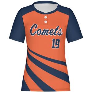 Uniformes de softbol impresos al por mayor, conjuntos de camisetas y pantalones sublimados personalizados para equipos femeninos - Product Image 4