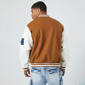 Color Plus Size Men Wool Body Latest Style <b>Hot</b> Rate Premium Quality Varsity Jacket Customized for Men's Varsity Jacket 2025 - Product Image 5