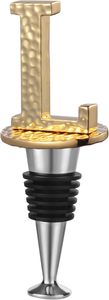 Gold Letter L Prosecco <b>Wine</b> Bottle Stopper Reusable Leak-Proof Accessory With Keep-Fresh Standard Gift for <b>Wine</b> Lovers - Product Image 3