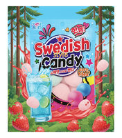 Bonbons Gélifiés Coréens Exotiques Yum'z Bites aux Fruits Multicolores 60g – Sachet en Gros de Bonbons Gélifiés – Durée de Conservation 12 Mois