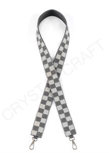 Sangles de sac en perles de rocaille en or blanc personnalisées, forme unique et design de sangle de sac à main perlée, accessoires de mode - Product Image 3