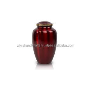 Urne de crémation décorative en métal, prête à être expédiée, pour les cendres humaines, meilleures urnes de crémation, bon marché, à vendre - Product Image 3