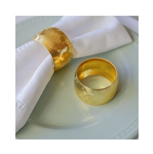 Anillo para Servilletas Hecho a Mano de Alta Calidad, Color Dorado, Fabricante Artesanal, Precio Económico, Anillo para Servilletas de Latón 100% Natural, Pulido Brillante - Product Image 1