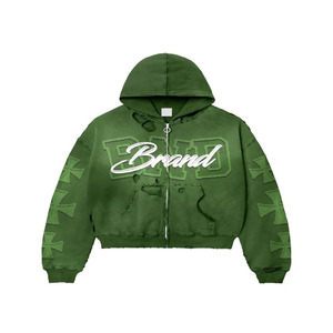 Vente en gros de pulls décontractés unisexes personnalisés de qualité supérieure vêtements de rue sweats à capuche élégants avec logo imprimé pour hommes - Product Image 6