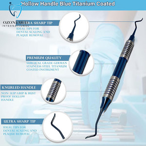 Raspador Dental Profesional para Higiene Bucal con Mango de Control Preciso, Raspador Dental para Cuidado Clínico Suave - Product Image 3