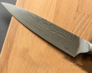 Cuchillo de Chef personalizado hecho a mano mango de madera de acero inoxidable de alta calidad hoja de 8 pulgadas diseño ambidiestro-regalo de cocina para novio - Product Image 2