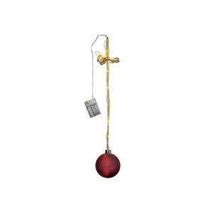 STAR TRADING 'Bliss' Glass <b>Ball</b> with 16 <b>LEDs</b> for Christmas Tree Ornaments - Product Image 1